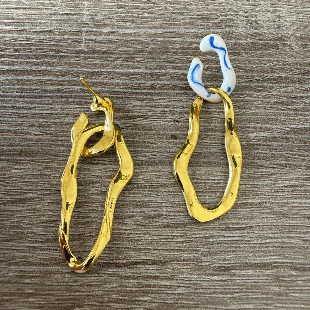 Vintage style drop earrings A1068 - Picture 4 of 6